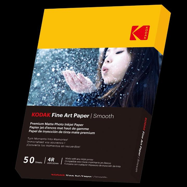 Produktbild Kodak Fine Art Paper 230g Matte Coated Smooth 4/6x50 (230 g/m², 10 x 15 cm, 50 x)