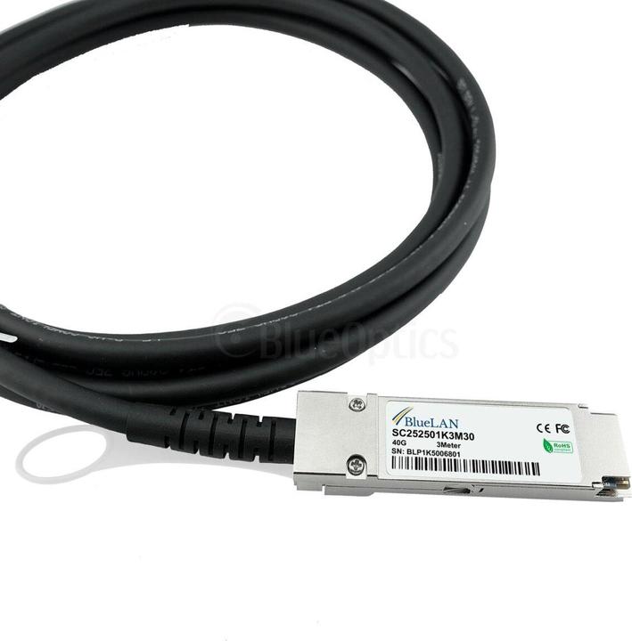 Immagine prodotto BlueLAN Compatibile Extreme Networks 40GB-C05-QSFP-EN Cavo QSFP ad attacco diretto, 40GBASE-CR4