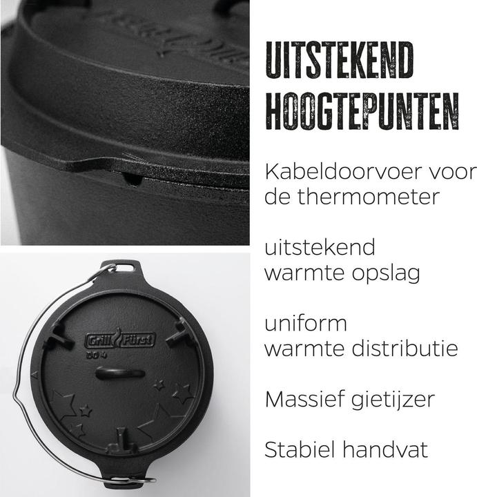 Actual product image Grillfürst Dutch Oven BBQ Edition DO12