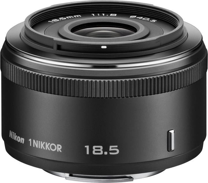 Produktbild Nikon 1 18.5mm f/1.8 Lichtstarkes Weitwinkel Black (Nikon 1, Nikon CX)