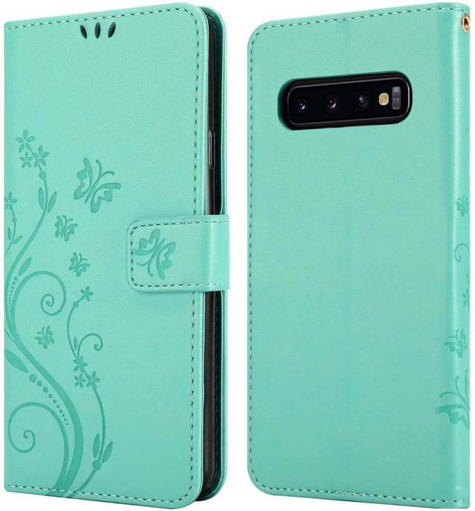 Actual product image Cadorabo Flower Book Cover (Samsung Galaxy S10+)