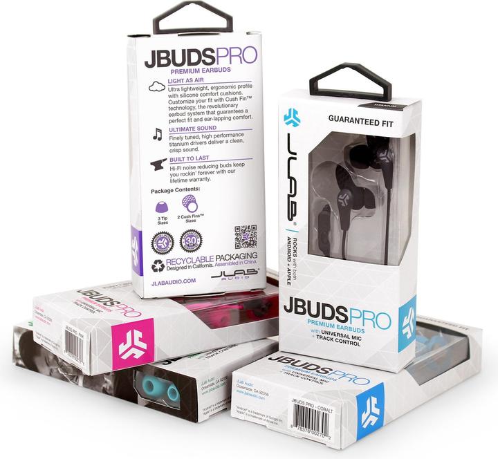 Actual product image JLab Audio JBuds Pro Signature Earbuds (Cable)