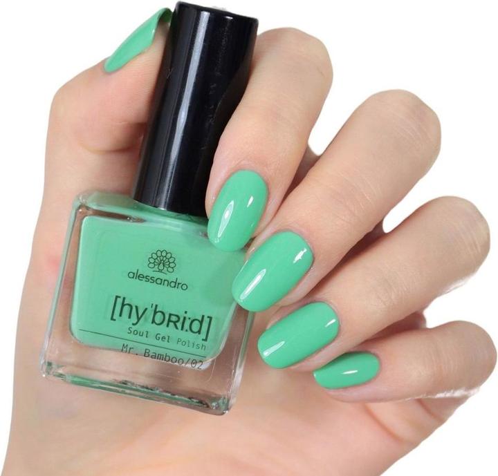 Produktbild Alessandro Hybrid Soul Gel Polish Mr Mamboo (133 Mr. Bamboo, Farblack)