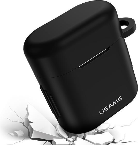 Actual product image Usams Case ochronne do FreeBuds 2 Pro silicon czarnyblack BH501FBUS01 USBH501 (Headphone bag)