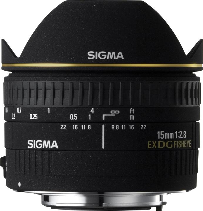 Image du produit Sigma 15mm f/2.8 EX DG Diagonal Fisheye, Nikon F (Nikon F, Plein format)