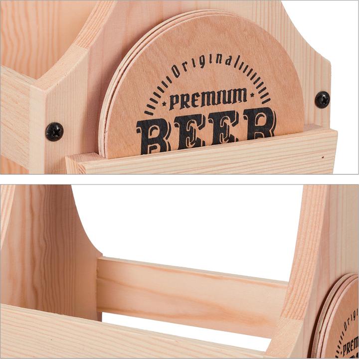 Produktbild Relaxdays Bierträger (1 x, 28.5 x 16 x 30 cm)