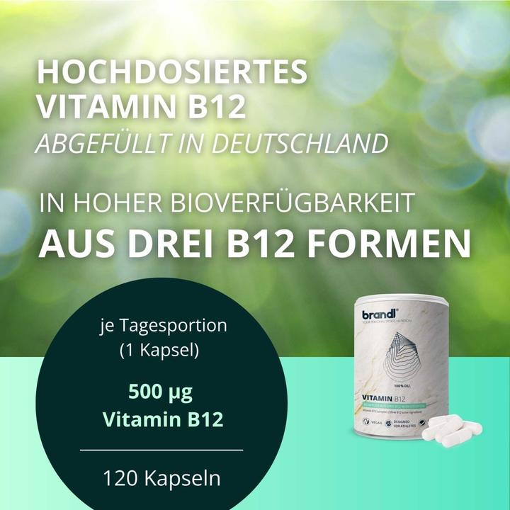 Actual product image Brandl-Nutrition Vitamin B12 Vegan (1 Piece, Capsules, 45 g)