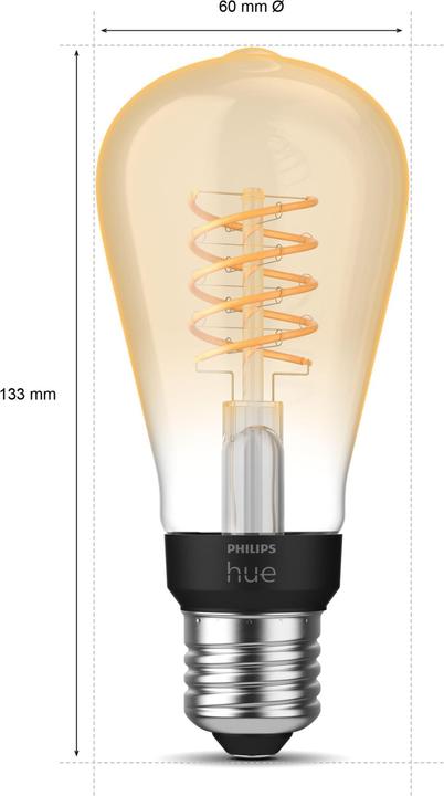 Produktbild Philips Hue White BT (E27, 7 W, 550 lm, 1 x, G)