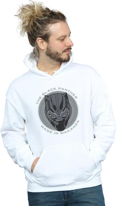 Actual product image Black Mens Made In Wakanda Cotton Hoodie (M)