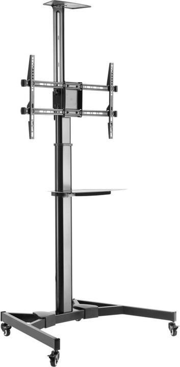 Image du produit Techly TV Trolley pour LCD LED TV 37-70pouces 93-177cm noir avec étagère (70", 50 kg)