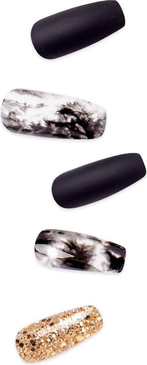 Produktbild Herba Kiss Voguish Nails - New York (Kunstnägel, Weiss, Schwarz)