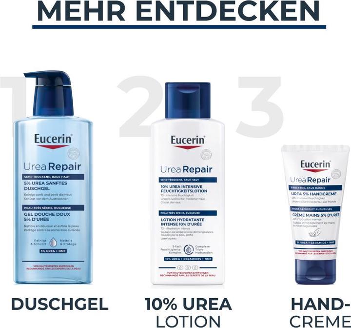 Image du produit Eucerin Urea Repair 5% Lotion hydratante à l'urée au parfum apaisant (Crème pour le corps, 250 ml)