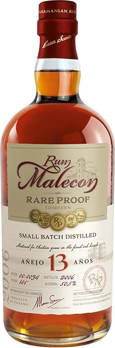 Actual product image Malecon Añejo 13 Años RARE PROOF 2006 in wooden box