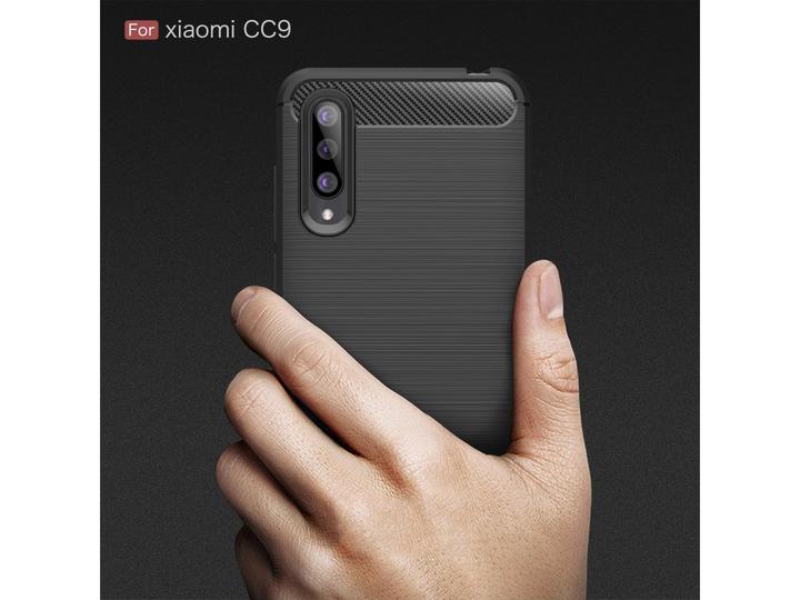 Immagine prodotto Screenguard Xiaomi Mi 9 Lite Cover Carbon Brushed Soft TPU (Mi 9 Lite)