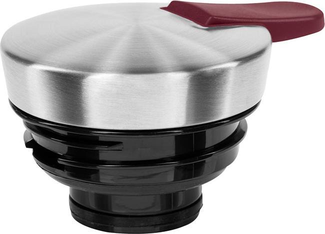 Image du produit Emsa Verseuse isolante SOFT GRIP, 1,0 litre, inox / bordeaux Manipulation d'une seule main grâce à la (1 l)