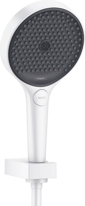 Produktbild hansgrohe Rainfinity Duschkopfhalterungset 130 mit Duschschlauch 160 cm (3 Strahlarten, 14 l/min)