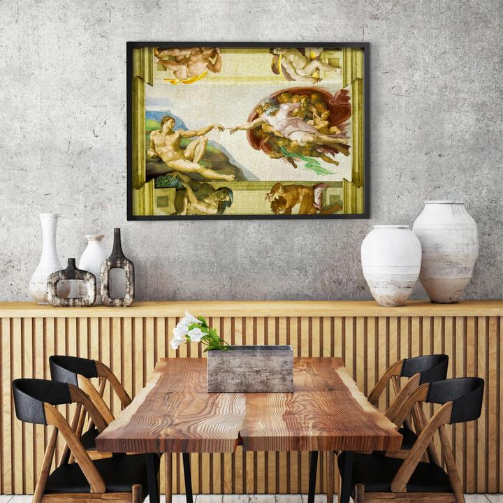 Actual product image Enjoy Puzzle ENJOY-1383 - Michelangelo Buonarroti: The Creation of Adam, Puzzle, 1000 Teile (1000 pieces)