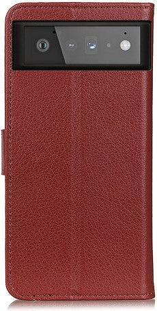 Actual product image Cover-Discount Google Pixel 6 - leather case cover brown (Google Pixel 6)