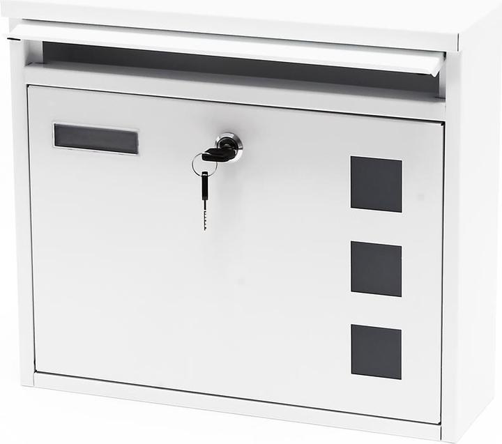 Actual product image Wiltec Design Mailbox V12 Letterbox Postbox Pillar Letter Mail Post Box