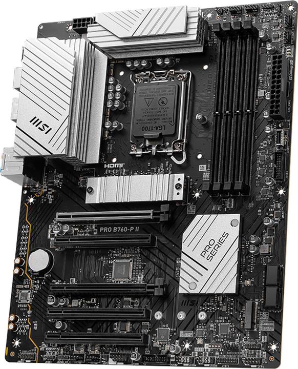 Immagine prodotto MSI PRO B760-P II (LGA 1700, Intel B760, ATX)