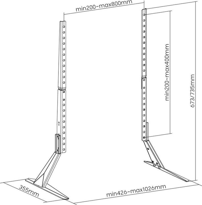 Actual product image myWall HP49L (Universal, 75", 40 kg)