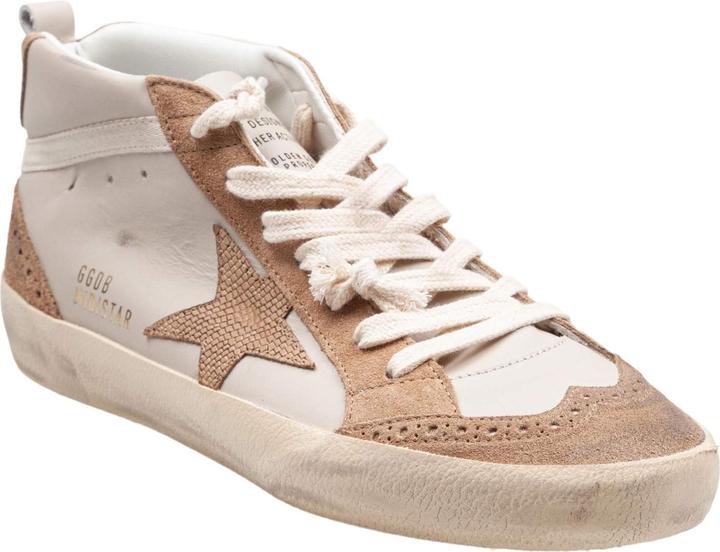 Immagine prodotto Golden Goose mid star sneakers in leather and suede color grey/light brown (38)