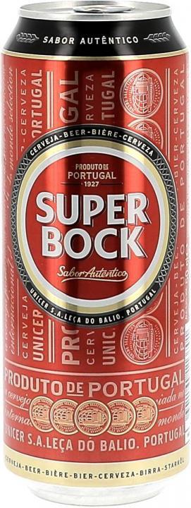 Image du produit Unicer SUPER BOCK Bière en canette 500 ml / 5.2 % Portugal (1 x 33 cl)