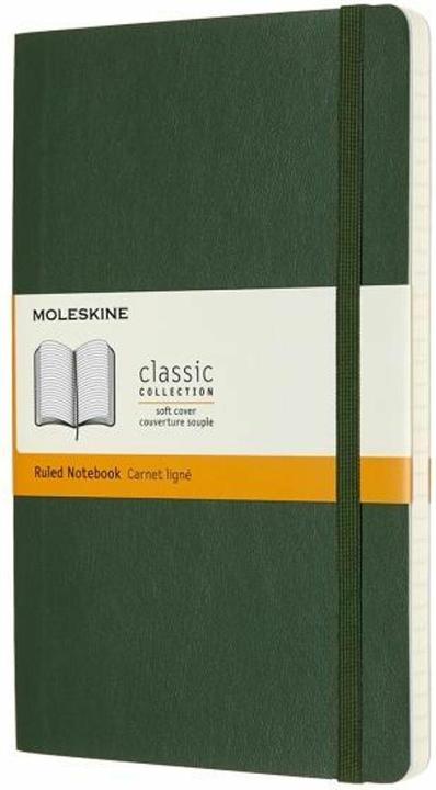 Moleskine Calepin Classic (A5, À rayures, Couverture souple)