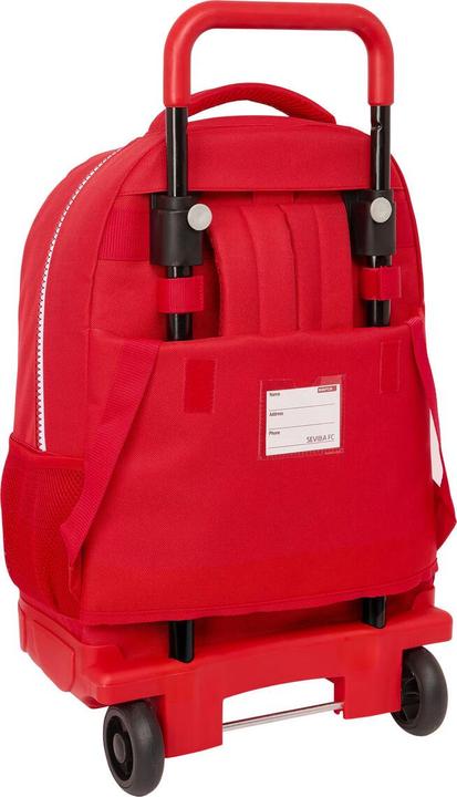 Image du produit Sevilla Fútbol Club Sac à dos scolaire à roulettes Rouge 33 x 45 x 22 cm