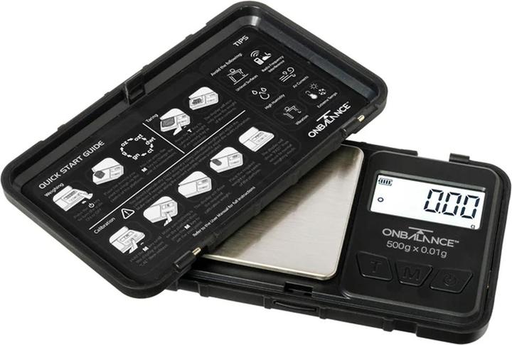 Image du produit OnBalance On Balance Robust Pocketscale 500 x 0.01g Noir