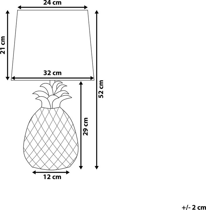 Produktbild Beliani Pineapple (E27)