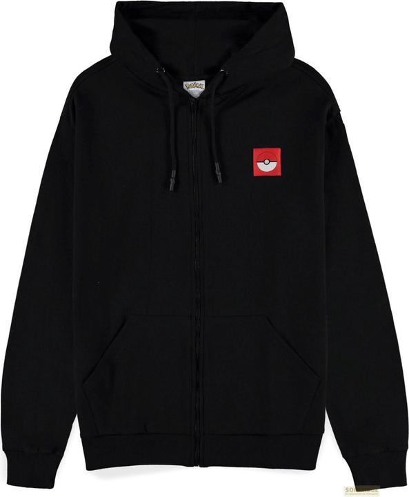 Immagine prodotto Difuzed Pokémon - Felpa con cappuccio con zip da uomo Gengar Locked Up - 2XL (XXL)
