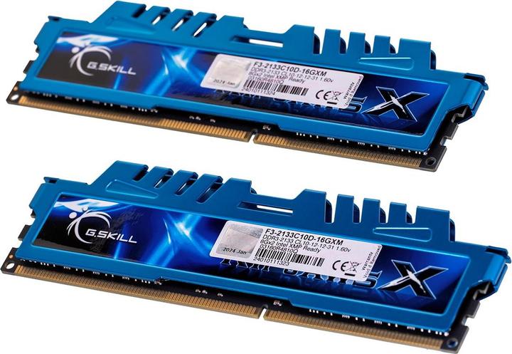 Immagine prodotto G.Skill RipjawsX (2 x 8GB, 2133 MHz, DDR3-RAM, DIMM)