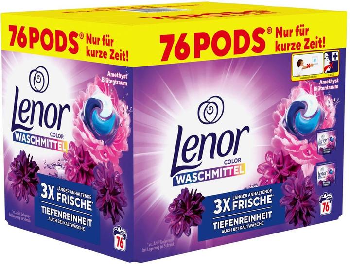 Produktbild Lenor Amethyst Blütentraum (76 Waschgänge, Pods)