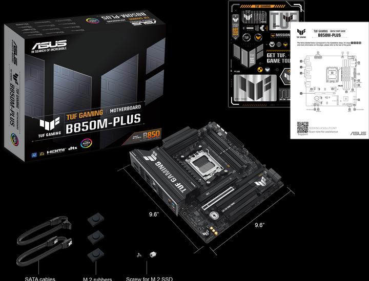 Immagine prodotto ASUS TUF GAMING B850M-PLUS (AM5, AMD B850, mATX)