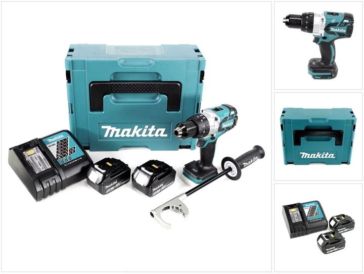 Makita DDF481RTJ Makpac (Rechargeable battery operated)