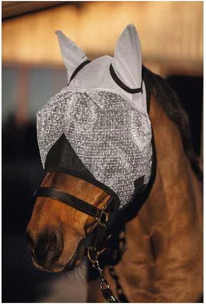 Image du produit Kerbl Masque anti-mouches avec protection des oreilles
