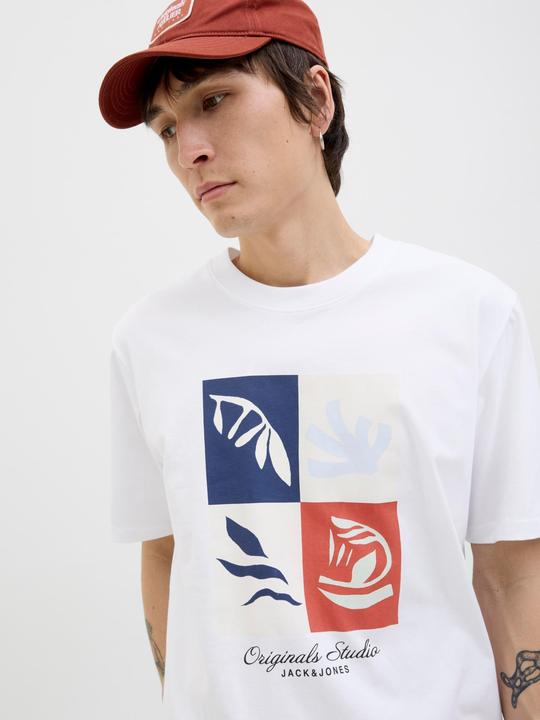 Produktbild Jack & Jones Gedruckt Rundhalsausschnitt T-shirt T-shirt (M)