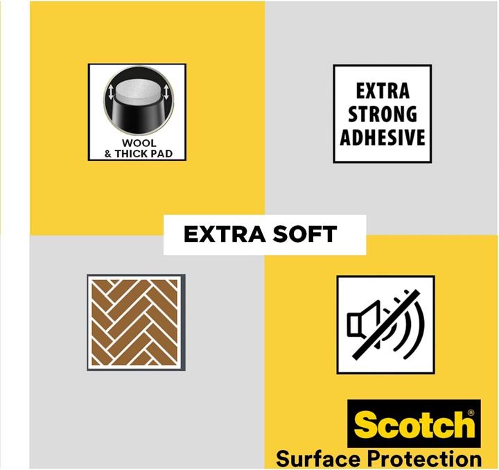 Produktbild Scotch Filzgleiter (Filzgleiter, 8 Stück)