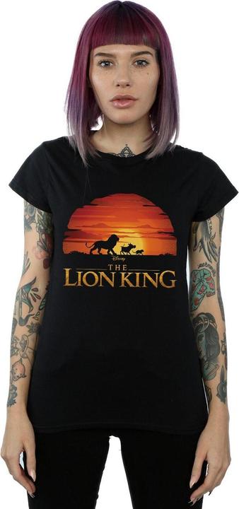 Produktbild Disney The Lion King Movie Sunset Logo TShirt (XXL)