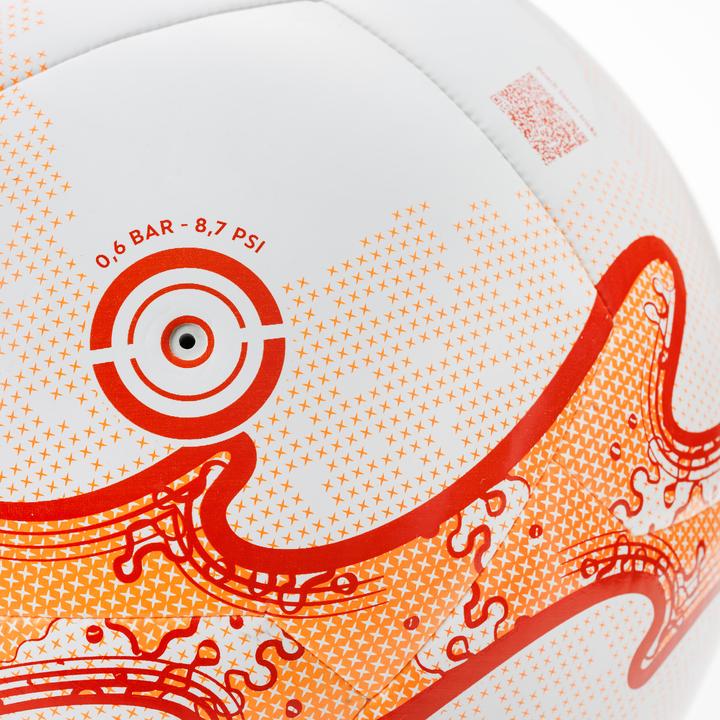 Actual product image Kipsta Beachsoccer Hybridball Light size 5 - white/orange (5)