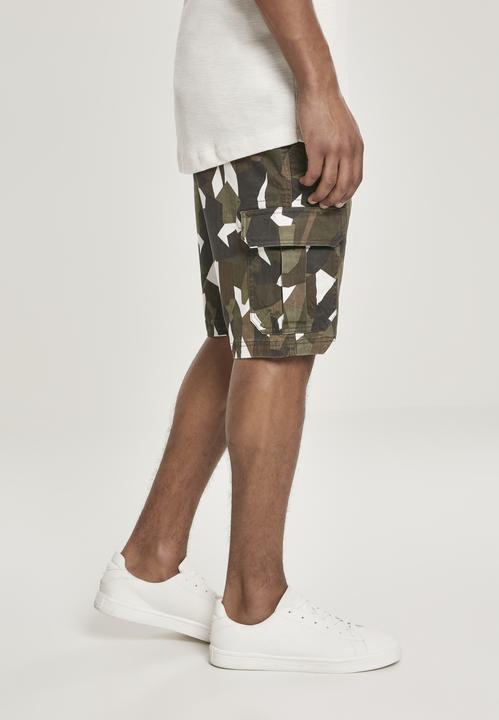Immagine prodotto Urban Classics Pantaloncini Cargo in twill stretch mimetico geometrico (30)