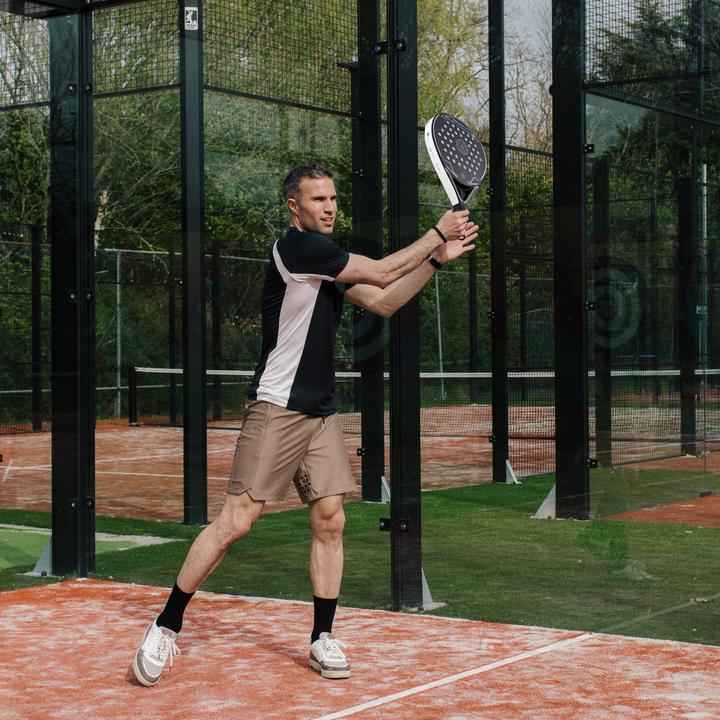 Immagine prodotto Luxtri Raquette Padel Precision 1800 Goutte d'eau 370g Fibre Carbone EVA Gris-blanc Jugador Sport
