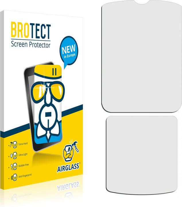 Productafbeelding BROTECT AirGlass kogelwerende glasfolie (1 Stuk, Motorola Razr V3i)