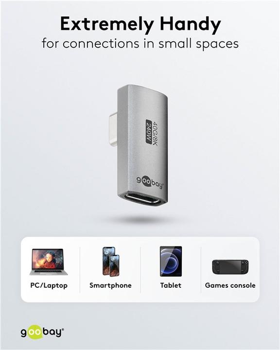 Produktbild Goobay USB C – USB C Adapter (USB Typ-C)