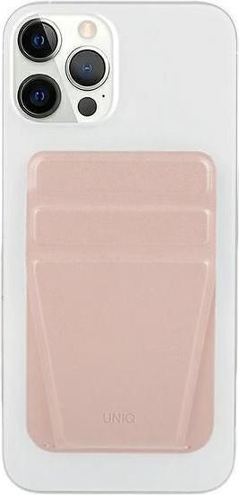 Uniq Lyft magnetyczny stojak na telefon snap-on stand and card holder różowy/pink
