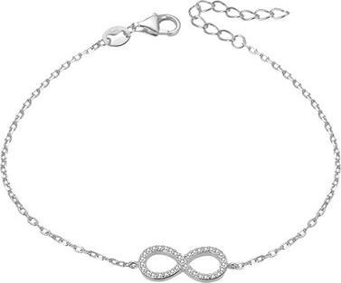 Produktbild Beneto Silver bracelet with crystals AGB483 / 20 (L)