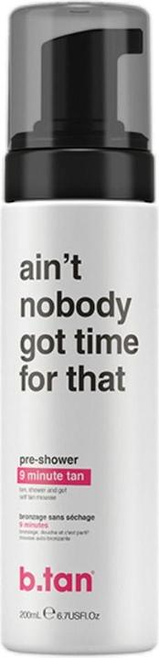 Image du produit B.Tan Ain't Nobody Got Time For That Tan Mousse 200 ml (Serviette autobronzante, 200 ml)