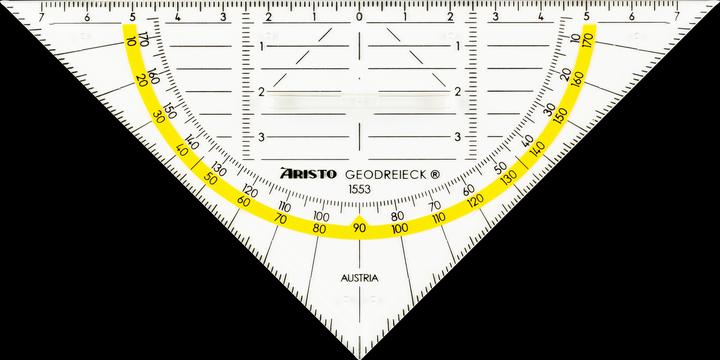 Aristo Angle 16cm 1553 Hypotenuse (160 mm)
