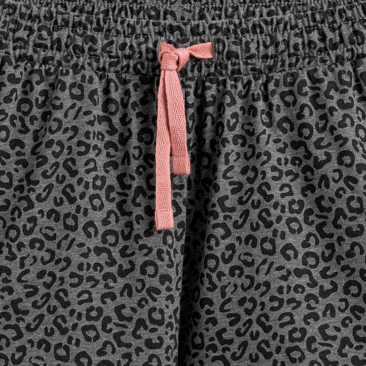 Produktbild La Redoute Collections Kurzpyjama mit Messageprint und Leopardenmuster (140)